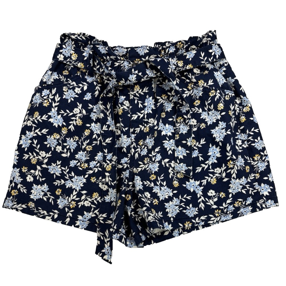 Time And Tru Women's 12 Paperbag Floral Shorts Bloomcore Cottagecore Fairy Y2Kโ